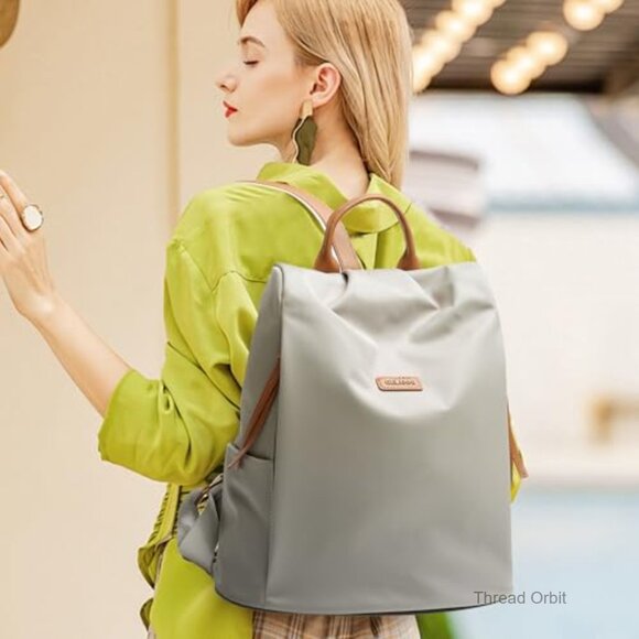 Lightweight Nylon Anti-Theft Backpack Purse Water Resistant Travel Work Bag main image 4